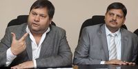 Ajay Gupta and younger brother Atul Gupta at a one-on-one interview with Business Day in Johannesburg, South Africa, on 2 March 2011. (Photo: Gallo Images / Business Day / Martin Rhodes)