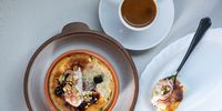 Yoghurt cake with visino and Cream of the Crop Jersey yoghurt. (Photo: Jan Ras Photography) 