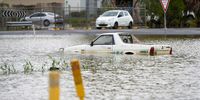  A submerged car is seen in floodwaters in the suburb of  Aeroglen in Cairns, Queensland, Australia, 18 December 2023. Residents in far north Queensland are bracing for more rain and further significant flooding.  EPA-EFE/NUNO AVENDANO AUSTRALIA AND NEW ZEALAND OUT