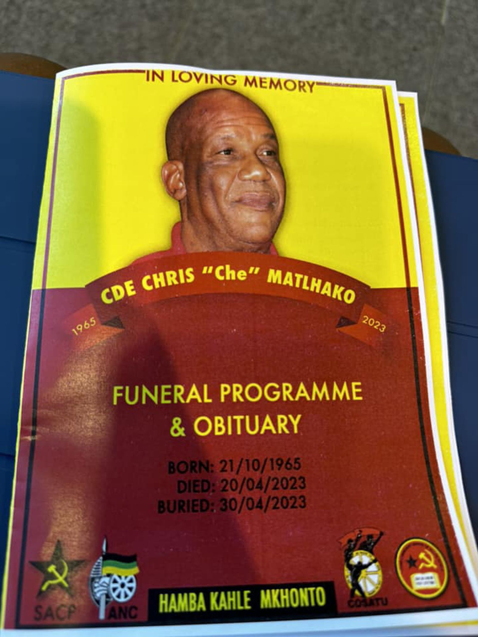Chris Matlhako: SACP stalwart forged in ‘fire and ash’
