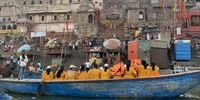 Devotion on the Ganges. Varanasi. Photographer: Dev Govindjee