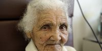 Margreth Marits, 114 years old, a resident of AGS for the Aged in Touws River, Western Cape.<br>(Photo: Joyrene Kramer)