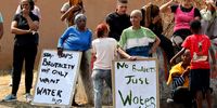 Residents protest against water shortages in Westbury, Johannesburg, on 11 September 2025. Residents called for a permanent solution to the water crisis after the area had no supply for weeks. (Photo: Gallo Images / Fani Mahuntsi)