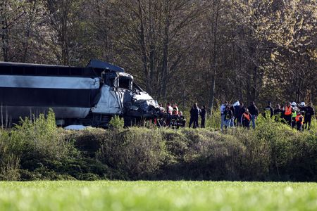 French high-speed train collides with military truck, killing train driver