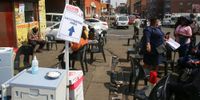 Citizens receive the Covid-19 vaccine at Bree Taxi Rank Pop-Up vaccination site on August 25, 2021 in Johannesburg, South Africa. (Photo: Gallo Images/Luba Lesolle)