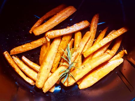 #1: Glazed carrots in your air fryer, with a rosemary trick