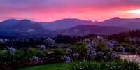 Franschhoek Saturday evening 12th February. Image: Dave Balt 