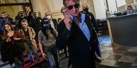 KRAKOW, POLAND - MARCH 23: Sean Penn leaves the city hall after signing a humanitarian contract with the  Mayor of Krakow, Jacek Majchrowski on March 23, 2022 in Krakow, Poland. Sean Penn founded the CORE (Community Organized Relief Effort) foundation in 2010 to help the victims of the Haiti earthquake, and it is now assisting Ukrainian refugees in Poland. (Photo by Omar Marques/Getty Images)