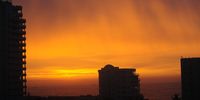Eerie and colourful sunrise. Photographer: Janet Saad</p>
<p>P4U_readersubmission_20250418