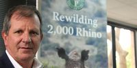 African Parks chief executive Peter Fearnhead speaks at a media briefing in Johannesburg on 12 September 2023.  <br>(Photo: Tony Carnie)