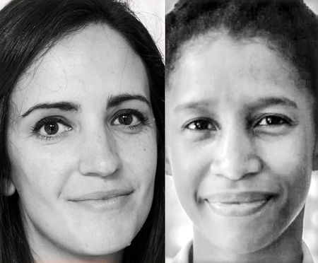 Kate Handley and Khanya Sidzumo