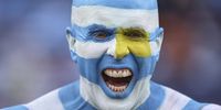 A fan of Uruguay reacts ahead of a CONMEBOL Copa America 2024 group C match against Bolivia, in East Rutherford, New Jersey, USA, 27 June 2024.  EPA-EFE/JUSTIN LANE