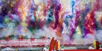 Tibet nomadic horse festival opening ceremony. Photographer: Ian Linsell