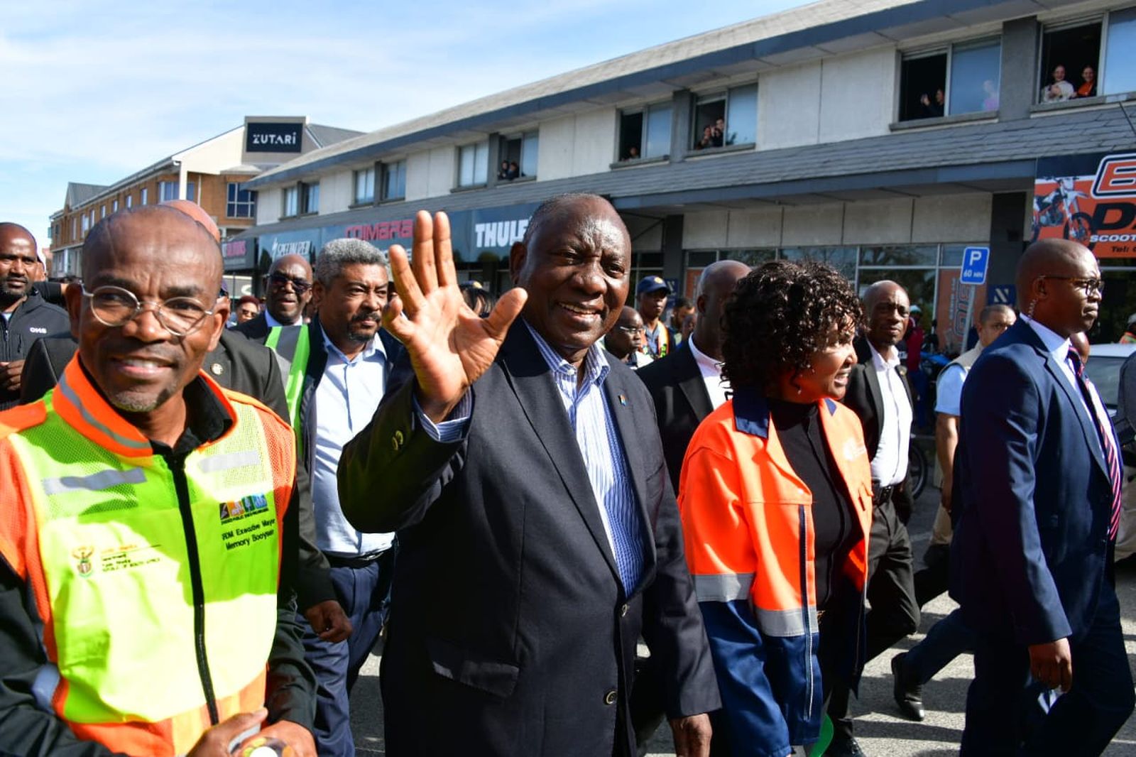 %%page%% George disaster: Ramaphosa visits site, vows support for families