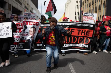 Jobs, crime and cost of food, transport and electricity top marchers’ litany of woe