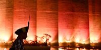 An indigenous person leaves after the signing ceremony for the decree demarcating new lands, in front of the Ministry of Justice, in Brasilia, Brazil, 23 October 2024. The Brazilian Government signed a directive to delimit seven new indigenous lands of the Guarani in the industrialized state of Sao Paulo, which together add up to an area of nearly 20,000 hectares. The demarcated indigenous territories are: Jaragua, Peguaoty, Djaiko-aty, Amba Pora, Pindoty-Araca Mirim, Tapy'i-Rio Branquinho and Guaviraty, according to an Executive document to which EFE had access.  EPA-EFE/ANDRE BORGES
