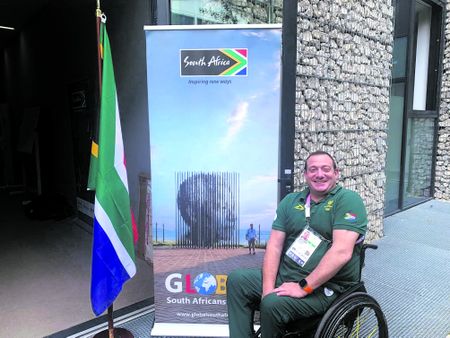 Chef de mission Leon Fleiser is Team SA’s No 1 cheerleader, fixer and jack of all trades