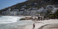 Beachgoers enjoy the sun on 12 January 2019. In December 2018, private security company Professional Protection Alternatives, tasked with patrolling Clifton beaches, was accused of forcing members of the public off the beach citing safety concerns.. Photo: Leila Dougan