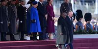 South African President Cyril Ramaphosa (L) with Britain's King Charles III (R) during a welcoming ceremony at Horse Guards Parade in London, Britain, 22 November 2022. South African President Ramaphosa is on a two day state visit to Britain. (Photo: EPA-EFE / Andy Rain) 
