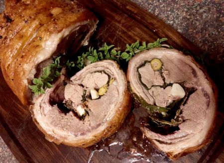 What’s cooking today: Stuffed & rolled saddle of Karoo lamb