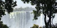 Victoria falls from Zim side taken on 15th August on our 30th wedding anniversary trip. 