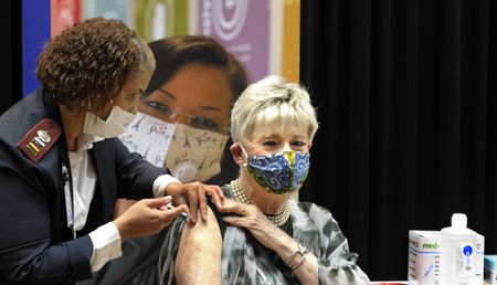 Day 12: More than three million people registered and Tannie Evita receives the Covid jab