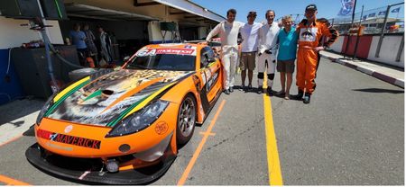 Iconic family, iconic race track, iconic backdrop