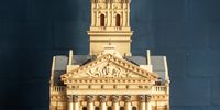 Lego of Cape Town City Hall created by designer Christoff van Wyk. (Photo: Supplied)