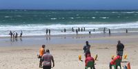 South Africans seized the opportunity to return to the sand, soak up the sun and swim at Kings Beach, Port Elizabeth. (Photo: Supplied)