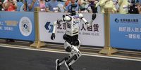 Beijing Holds Humanoid Half Marathon