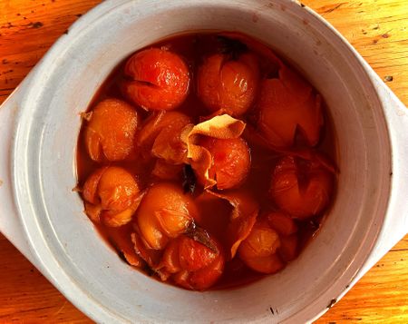 What’s cooking today: Plums poached in hanepoot