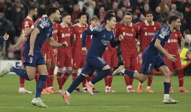 Liverpool bundled out of Champions League by PSG