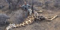 A hunter with his kill. (Photo: HSI / Africa)