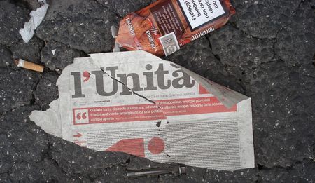 Italy's former communist L'Unita daily to stop publication