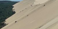 All four required to get atop Dune de Pilat at Arcachon Basin Bordeaux France. Photographer: John Armstrong