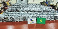 A massive cocaine haul that was found in Spain at the end of November. Photo: Guardia Civil