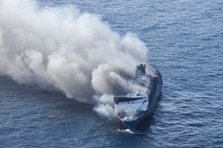 Rescuers search for 28 missing after ferry catches fire in Indonesia's Madura island