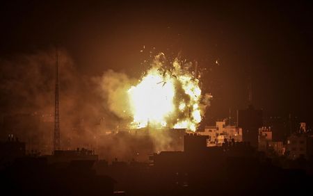 Israel Hits Gaza as Militants Fire 200 Rockets Across Border (1)