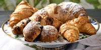 ‘Our croissants are from France.’ Mine is an almond marzipan one. (Photo: Supplied)