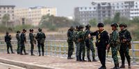 Thai soldiers deploy security guards along the Thai-Myanmar border at the Second Thai-Myanmar Friendship Bridge in Mae Sot district, Tak province, Thailand, 12 April 2024. (Photo: EPA-EFE / RUNGROJ YONGRIT)