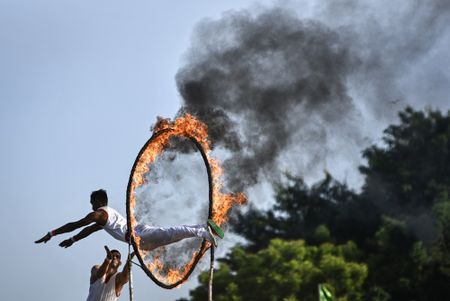 Indian cadets showcase their skills ahead of graduation ceremony, and more from around the world