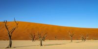 Deadvlei Namibia. A natural flag of red white and blue.  Image: Sharlene Cathro @sharlenewildlifephotography