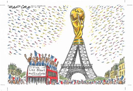 Vive Les Bleus Multicolores