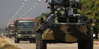 Military vehicles and soldiers patrol a road in Naypyitaw, Myanmar, on 3 February 2021. (Photo: EPA-EFE / MAUNG LONLAN)