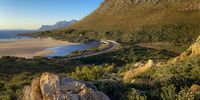 [The gorgeous Clarence Drive as it crosses the Rooiels River, Surely one of the most beautiful coastal drives around. Western Cape, South Africa]. Photographer:[ Roger de la Harpe]. 