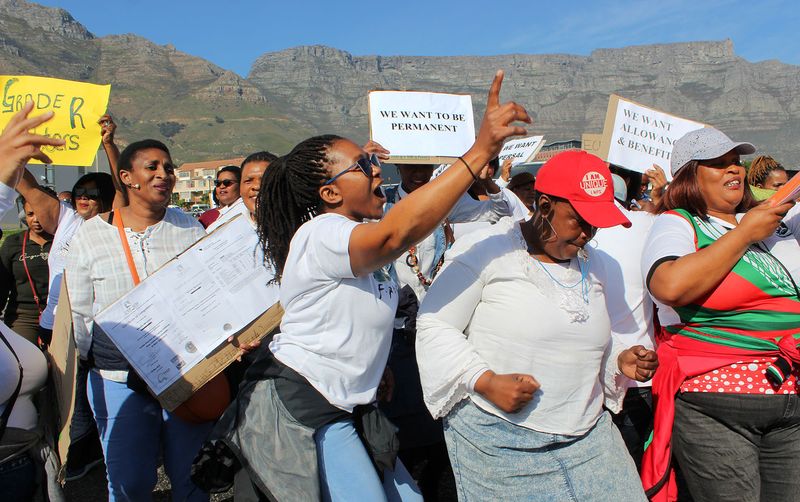 W Cape Grade R teachers demand public sector permanent employment
