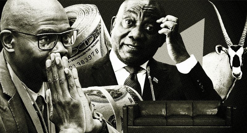 Makashule Gana – the man with President Ramaphosa’s head in his hands