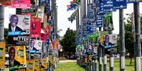 Campaign posters for the 2021 local government elections. (Photo: Gallo Images / Beeld / Deaan Vivier)