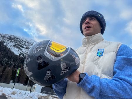 Ukraine's Heraskevych says he will compete in banned helmet, defying IOC