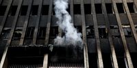 Smoke from the fire at the Cape York building in Hillbrow, Johannesburg on 5 July 2017. (Photo: Gallo Images / The Times / Alon Skuy)